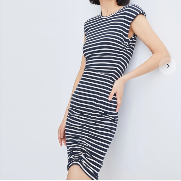 Veronica Beard Brompton Stripped Dress - Picture 2 of 3